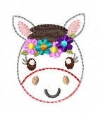 SAMPLE SALE Janie Donkey Head Floral