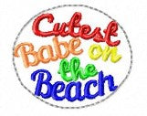 SAMPLE SALE Cutest Babe On The Beach