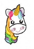 SAMPLE SALE Unicorn Mandy Head