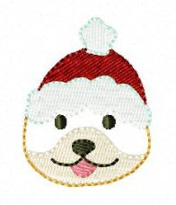 SAMPLE SALE Santa Pup Shibainu