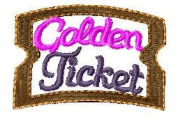 SAMPLE SALE Golden Ticket