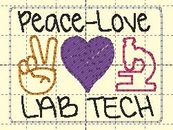 SAMPLE SALE Peace Love Lab Tech