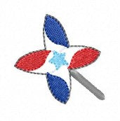 SAMPLE SALE Pinwheel Patriotic