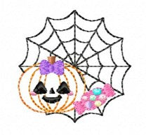 SAMPLE SALE Spiderweb Pumpkin Candy