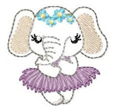 SAMPLE SALE Ballerina Elephant