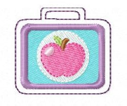 SAMPLE SALE Lunch Box Apple