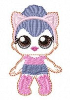 SAMPLE SALE Giggle Doll Queen Cat