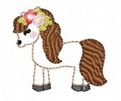 SAMPLE SALE Horse Floral Wreath