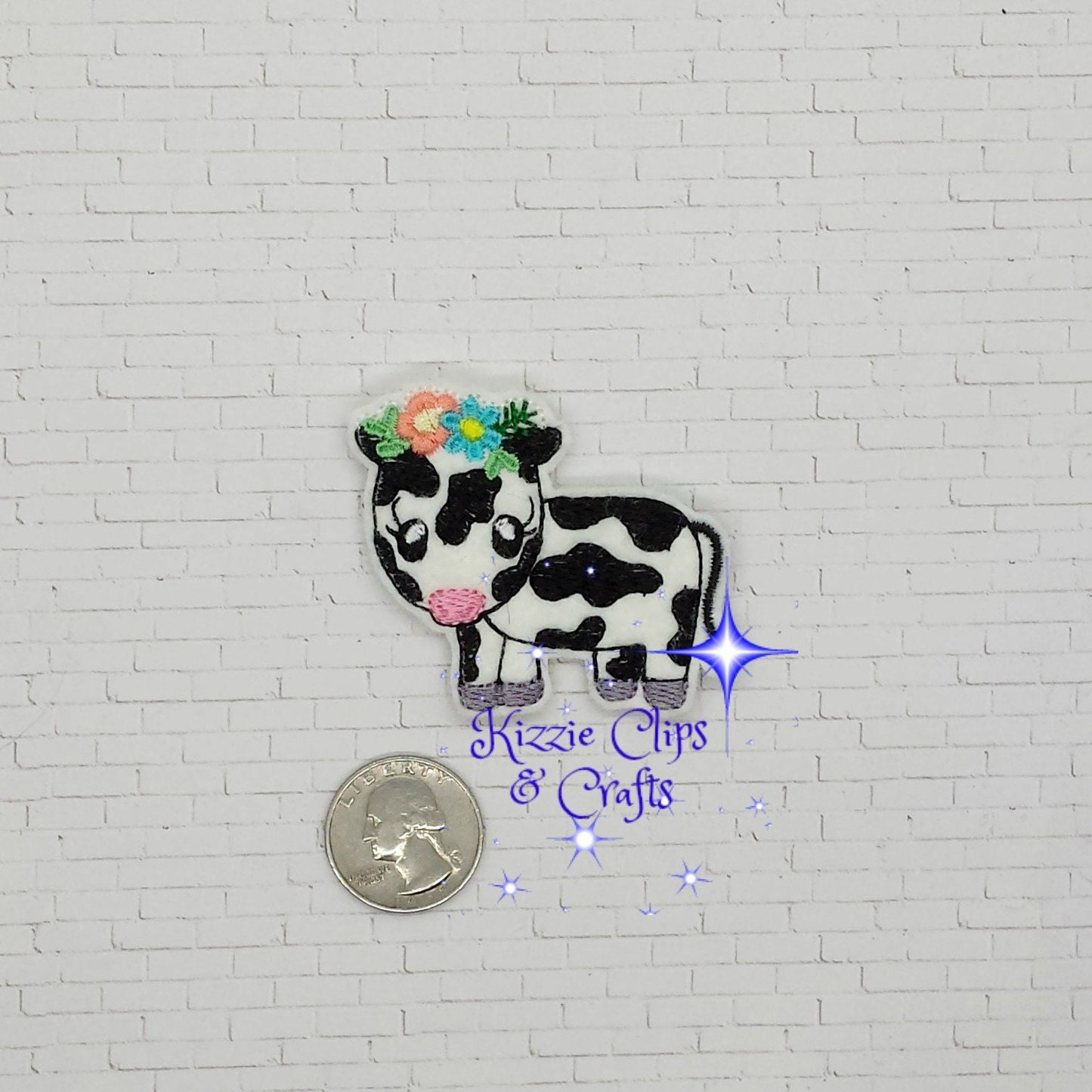 Cow Floral Wreath