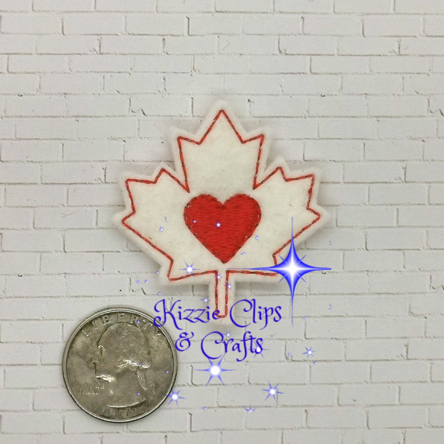 Heart In Maple Leaf