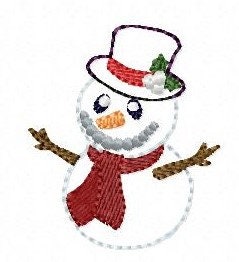 SAMPLE SALE Vintage Snowman