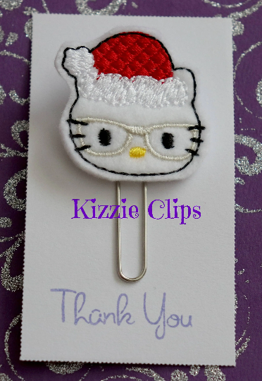 Santa Kitty Clip