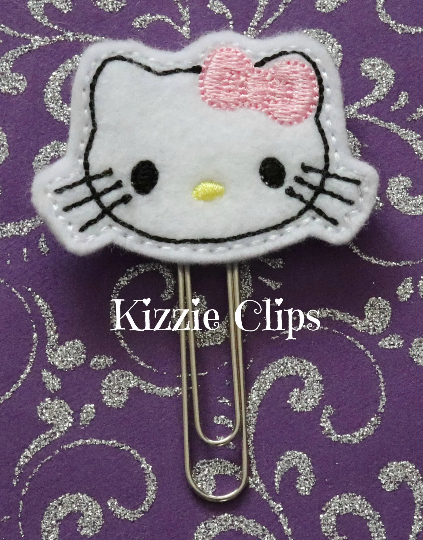 White Kitty Clip
